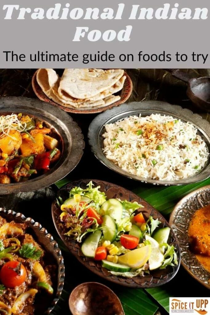 traditional Indian food list 