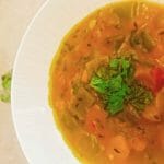 Easy Pumpkin curry recipe with coconut milk and beans