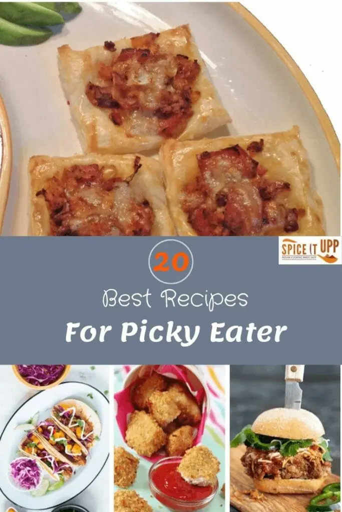 Pinterest image of best recipes for picky eaters