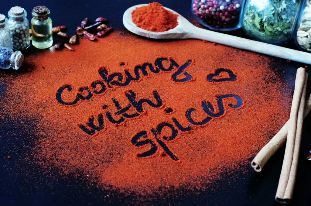 Cooking with spices