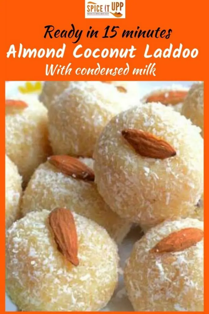 Easy almond coconut recipe with condensed milk