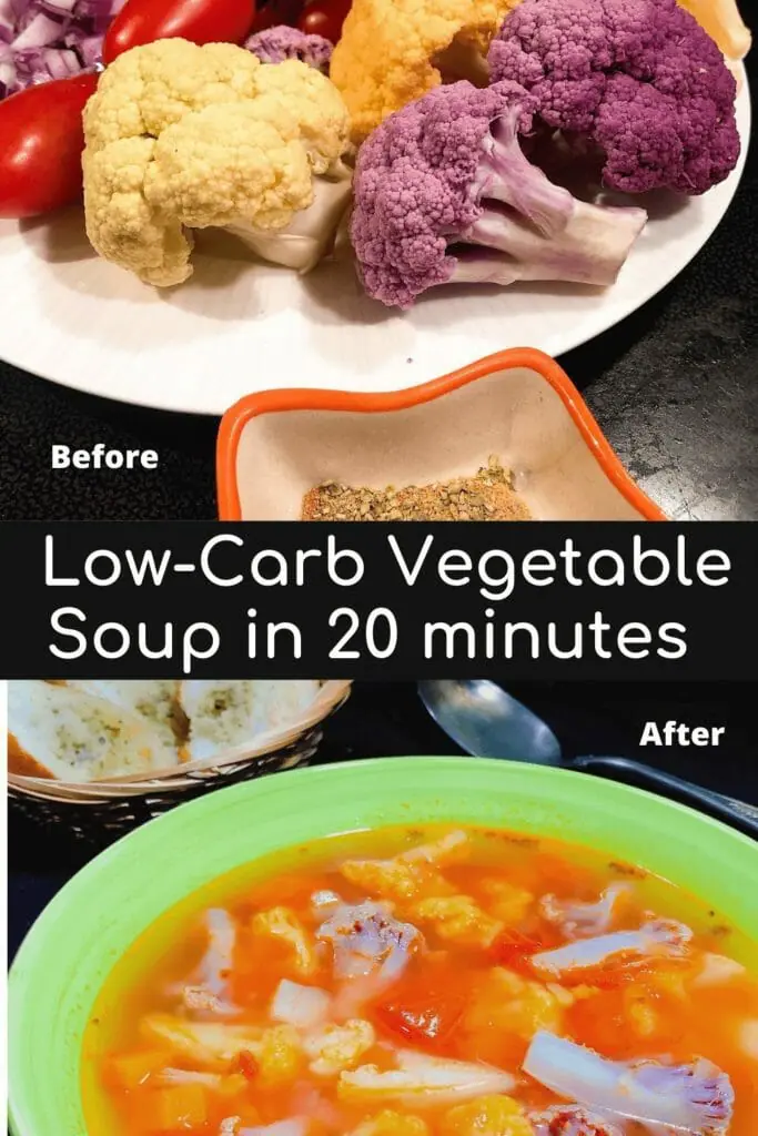 Chunky meditarranean vegetable soup