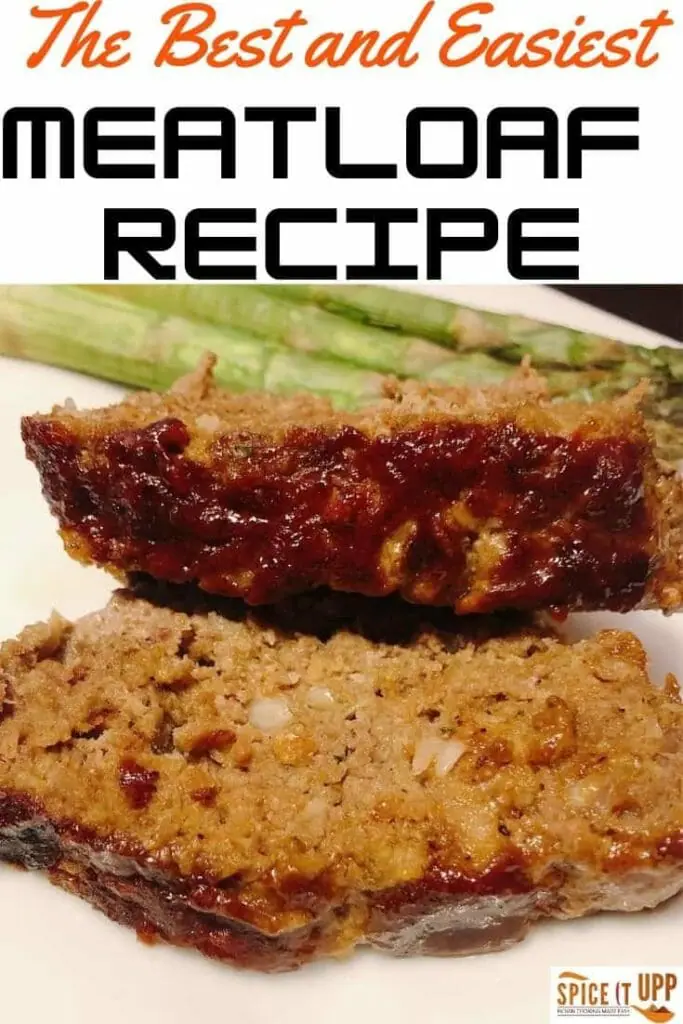 Easy Meatloaf recipe pinterest image