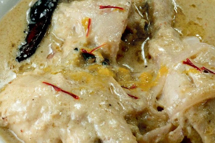 Recipe for Chicken rezala